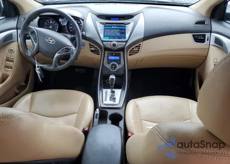 2013 Hyundai Elantra Gls z USA, uszkodzony, nr VIN 5NPDH4AE9DH241253